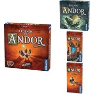 Legends of Andor Game 4-Pack Starter Bundle Thames & Kosmos Base Game, Journey to The North, New Heroes & The Star Shield Award-Winning, Cooperative, Story-Driven Board Game, Great