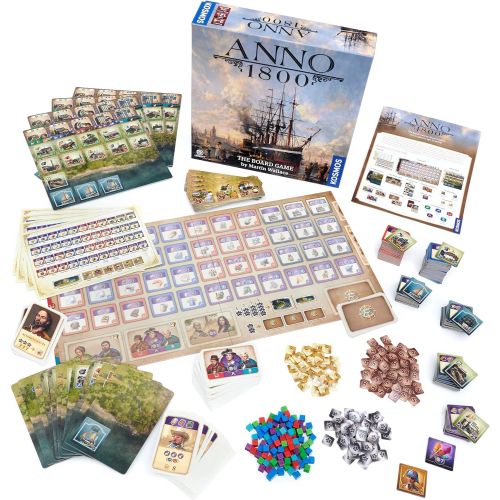  Anno 1800 - A Kosmos Game from Thames & Kosmos A Civilization Game Based on The Video Game Designed by Martin Wallace for 2-4 Players, Ages 12 and up