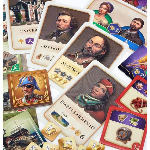  Anno 1800 - A Kosmos Game from Thames & Kosmos A Civilization Game Based on The Video Game Designed by Martin Wallace for 2-4 Players, Ages 12 and up