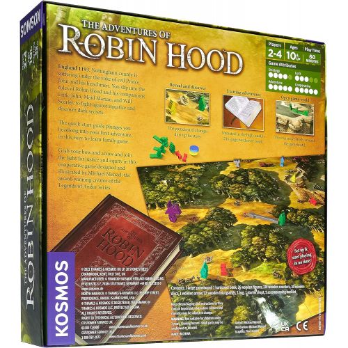  Thames & Kosmos The Adventures of Robin Hood A Kosmos Game Family-Friendly, Cooperative, Role-Player, Story-Driven Game for 2 to 4 Players, Ages 10 and up