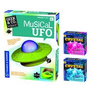Thames & Kosmos Thames and Kosmos STEM Bundle 3 Musical UFO Grow a Blue Crystal Grow a Pink Crystal Science Kit