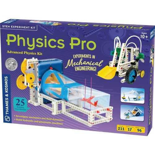  Thames & Kosmos Physics Pro (V 2.0) Science Kit | 96 Page Color Manual | 31 Experiments | Advanced Physics Education Kit | Parents Choice Silver Award Winner