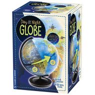 Thames & Kosmos Day & Night Globe - Handcrafted, Acrylic - Made in Germany by Columbus Globes - 10 inch, Illuminated LED Light-up with Night Sky Constellation Map