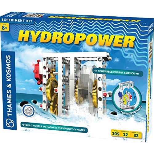  Thames & Kosmos Hydropower Science Kit | 12 Stem Experiments | Learn About Alternative & Renewable Energy, Environmental Science | Parents Choice Recommended Award Winner