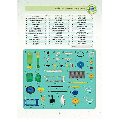  Thames & Kosmos Air + Water Power | Build 15 Pneumatic & Hydraulic Models | Powered by Air + Water | 48 Page Full Color Experiment Manual | Science & Engineering Kit