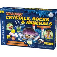 Thames & Kosmos Kids First Crystals, Rocks & Minerals Science Experiment Kit, Intro to Geology, Mineralogy & Crystal Growing for Early Learners