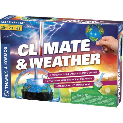  Thames & Kosmos Climate & Weather Science Kit | Learn About Climate Change, Global Warming, Ocean Currents | 23 Stem Experiments | 48 Page Color Manual | Winner Dr. Toy Best Green