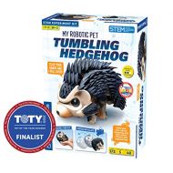 Thames & Kosmos My Robotic Pet - Tumbling Hedgehog | Build Your Own Sound Activated Tumbling, Rolling, Scurrying Pet Hedgehog | STEM Experiment Kit | Toy of The Year Award Finalist