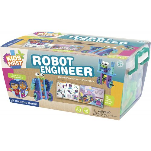  Thames & Kosmos Kids First Robot Engineer Kit and Storybook