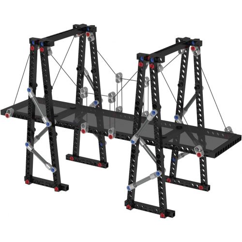  Thames & Kosmos Structural Engineering: Bridges & Skyscrapers | Science & Engineering Kit | Build 20 Models | Learn About Force, Load, Compression, Tension | Parents Choice Gold Aw