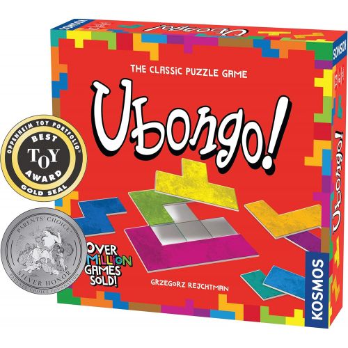  Thames & Kosmos Ubongo - Sprint to Solve The Puzzle | Family Friendly Fun Game | Highly Re-Playable | Quality Components (Made in Germany)