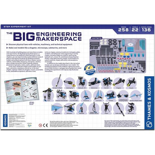  Thames & Kosmos The Big Engineering Makerspace Science Experiment Kit