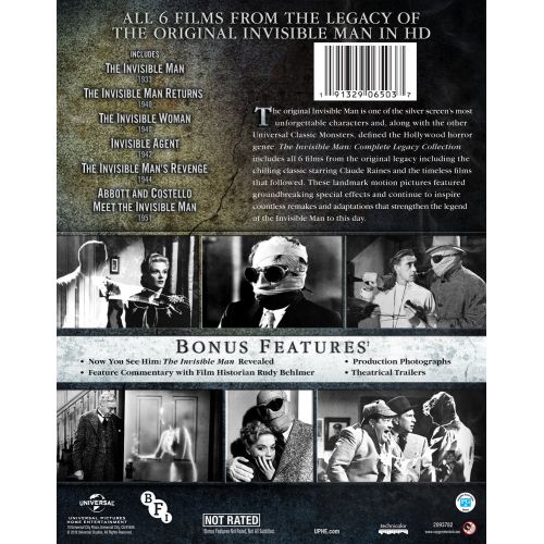  [아마존핫딜][아마존 핫딜] Universal Studios Home Entertainment The Invisible Man: Complete Legacy Collection