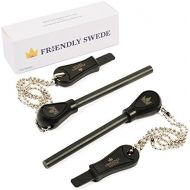 [아마존베스트]The Friendly Swede Magnesium Alloy Emergency Easy Grip Fire Starter (2 Pack)