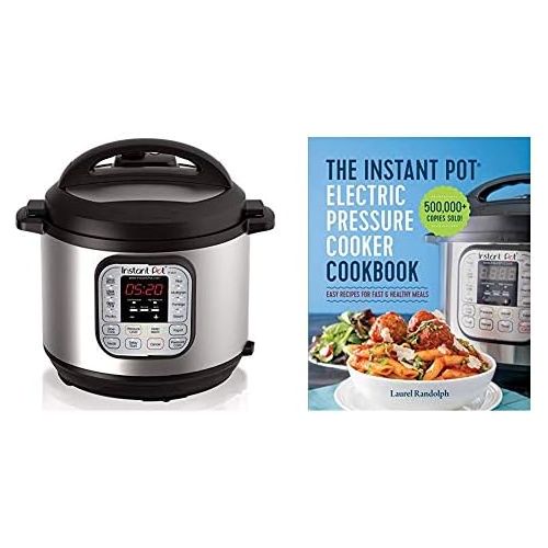  The Instant Pot Electric Pressure Cooker Cookbook & Instant Pot DUO60 6 Qt 7-in-1 Multi-Use Programmable Pressure Cooker