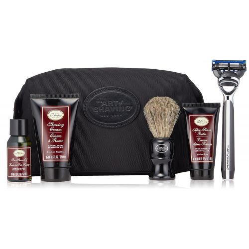  The Art of Shaving 5 Piece Travel Kit with Morris Park Razor, Sandalwood