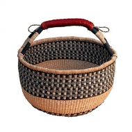 The African Home Goods African Market Basket BOLGA Picnic - Large 14-16 Across (Colors Vary) 1 EA