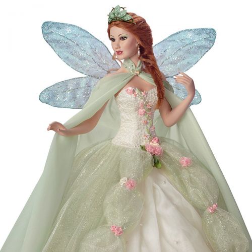  The Ashton-Drake Galleries Titania Queen of The Fairies Porcelain Fantasy Doll with Poseable Head and Arms