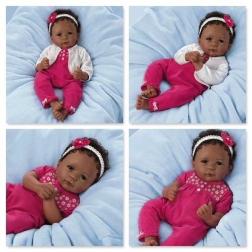  The Ashton-Drake Galleries Simone 18 Weighted Baby Doll