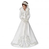 The Ashton-Drake Galleries Winter Wedding Bride Doll with 10 Piece Ensemble
