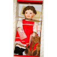The Ashton-Drake Galleries 1990 - Ashton-Drake Galleries - Edwin M. Knowles China Co - International Festival of Toys & Tots - Natasha : Little Russian Girl - Bisque Porcelain Doll - COA - Created by Kathy B