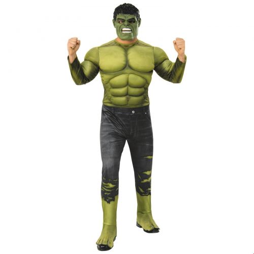 마블시리즈 Marvel: Avengers: Infinity War Marvel Avengers Infinity War Deluxe Mens Hulk Halloween Costume
