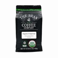 The Bean Organic Coffee Company Il Espresso, Classic Dark Roast, Ground Coffee, 16-Ounce Bag, Cafe molido tostado organico