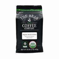 The Bean Organic Coffee Company Water Processed DECAF Le Bean, Dark French Roast, Whole Bean Coffee, 16-Ounce Bag