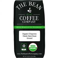 The Bean Coffee Company Organic Il Espresso, Classic Dark Roast, Ground, 16-Ounce Bag