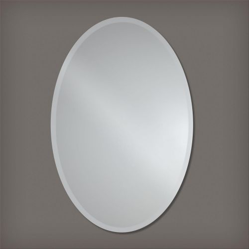  The Better Bevel Round Frameless Wall Mirror | Bathroom, Vanity, Bedroom Mirror | 24-inch Diameter Circle | Beveled Edge