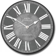 The Big Clock Store Waterford Gray Wall Clock, Available in 8 Sizes, Most Sizes Ship The Next Business Day, Whisper Quiet.