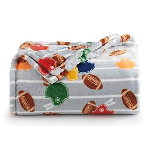  The Big One Super Soft Plush Throw Blanket Football