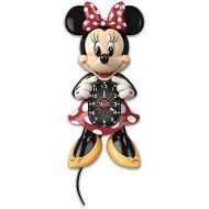 Disney Minnie Mouse Wall Clock with Moving Eyes and Tail by The Bradford Exchange
