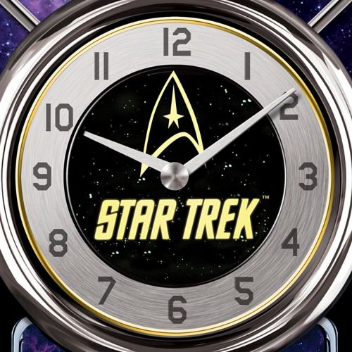  STAR TREK Cuckoo Clock With Sound, Motion And Original Series Crew by The Bradford Exchange