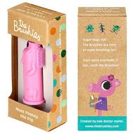 [아마존베스트]Made in The USA - The Brushies Baby and Toddler Toothbrush (Pinkey The Pig)