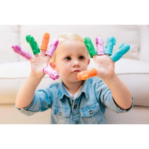  [아마존베스트]Made in The USA - The Brushies Baby and Toddler Toothbrush (Pinkey The Pig)