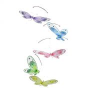 The Butterfly Grove Avery Dragonfly Nursery Mobile 3D Hanging Mesh Nylon Decor for Baby,...