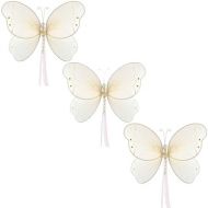 The Butterfly Grove Briana Mesh/Nylon 3D Hanging Decoration, Pink, Medium/11x7 - set...