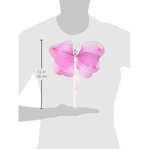  The Butterfly Grove Briana Mesh/Nylon 3D Hanging Decoration, Pink, Medium/11x7 - set...