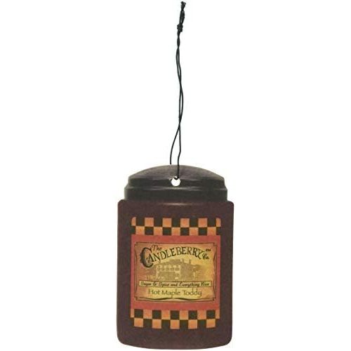  Candleberry Hot Maple Toddy Car Freshener X3