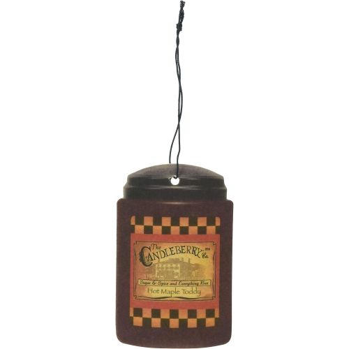  Candleberry Hot Maple Toddy Car Freshener X3