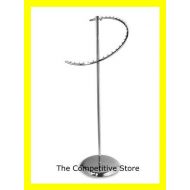 The Competitive Store Spiral Clothing Rack 67 High with 29 Ball Stops - 26 No-Tip Base - Chrome