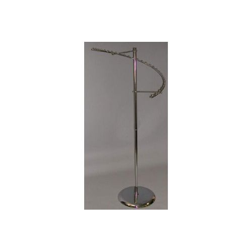  The Competitive Store Spiral Clothing Rack 67 High with 29 Ball Stops - 26 No-Tip Base - Chrome