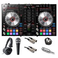 The DJ Hookup Pioneer DJ DDJ-SR2 Gig Ready Bundle with Headphones, Mic, XLR Cables and Mic Adaptor