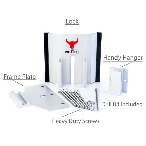  The Door Bull - Door Barricade Lock Out Security Device, Add Extra, High Security to Your Home - an Innovative Solution from The Law Enforcement Experts