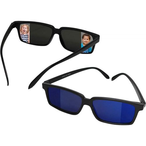  [아마존베스트]The Dreidel Company Real Spy Sunglasses, Look Behind You with Inside The Lens Mirrors, 3-Pack
