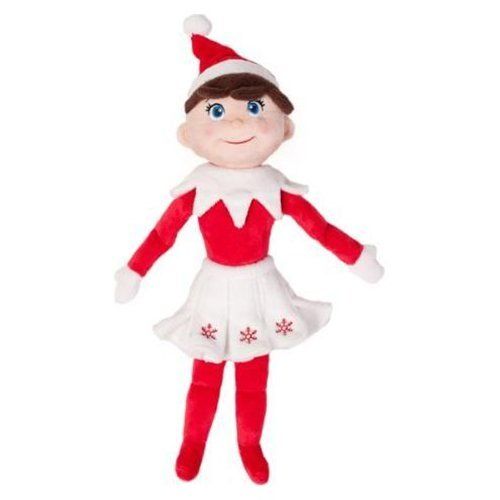  The Elf on the Shelf Ultimate Elf on the Shelf Gift Set - Girl Elf Edition with North Pole Blue Eyed Girl Elf-themed Storybook Box set, 19 Girl Plushee Pal, Elf on the Shelf Activity Book, Elfs Story D