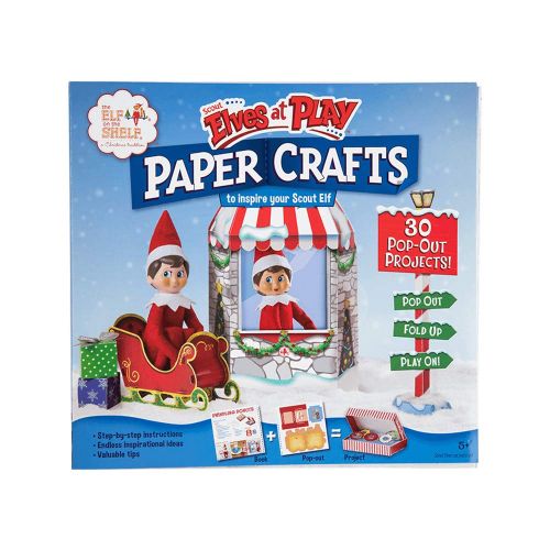  The Elf on the Shelf: A Christmas Tradition Girl Scout Elf (Blue Eyed) with Scout Elves at Play Paper Crafts