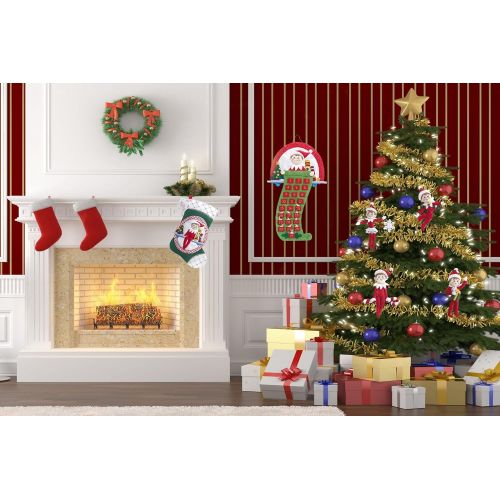  The Elf on the Shelf: A Christmas Tradition The Elf on the Shelf Scout Elf Felt Ornaments, The Elf on the Shelf Stocking Kit, and The Elf on the Shelf Advent Calendar Kit