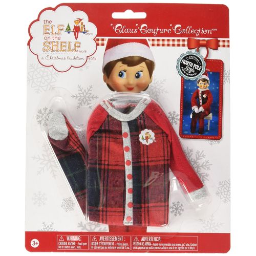  The Elf on the Shelf Elf on The Shelf Claus Couture FA-La-La Footies Pajamas Set